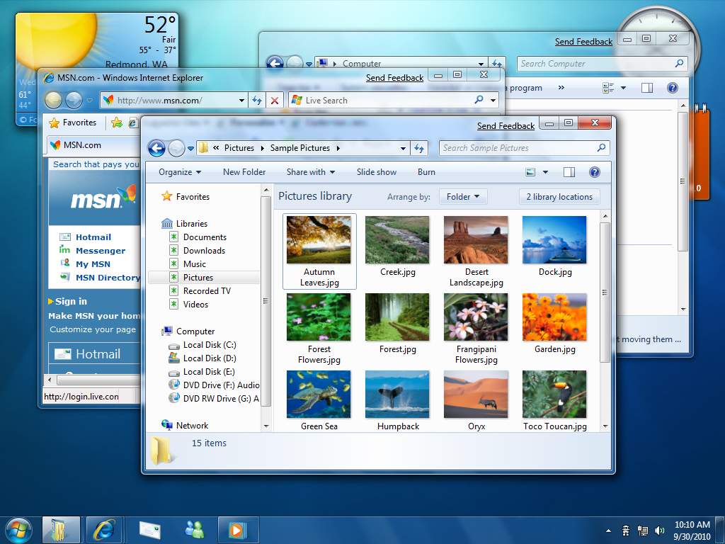 Windows 7 es Windows SP3