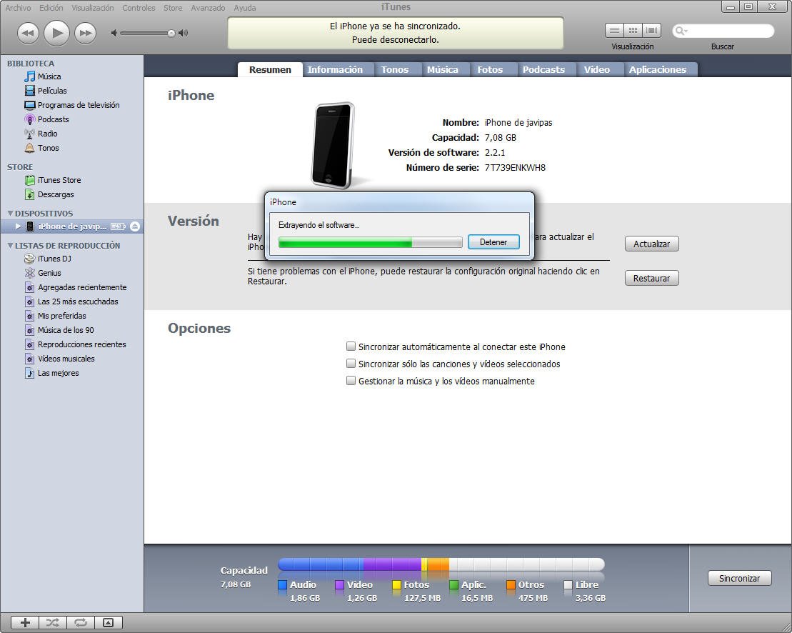 Actualización iPhone OS 3.0 2 Actualización iPhone OS 3.0 2